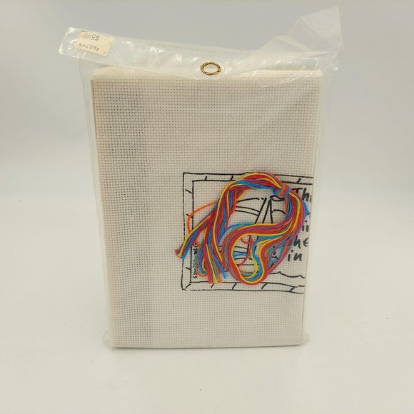 Sally Huss Happy Art Cross Stitch Son Boat NOS - Picture 3 of 4